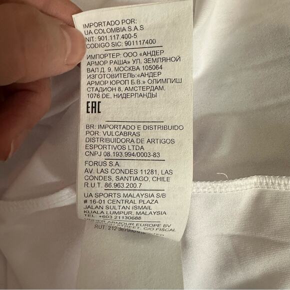 Under Armour Performance TERPS Tee T Shirt Top Dukes Mayo Bowl White NWT Large - Picture 7 of 14